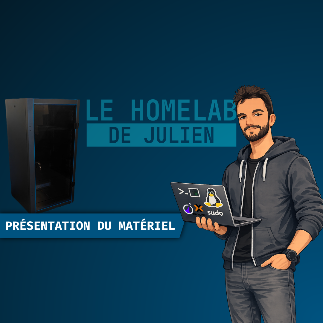 Rack, Proxmox cluster, Ceph,... Je détaille l’évolution complète de mon homelab, du matériel acheté sur Leboncoin jusqu’aux défis rencontrés en production.
